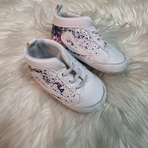Fila Kids White Sneakers 9/12 Months